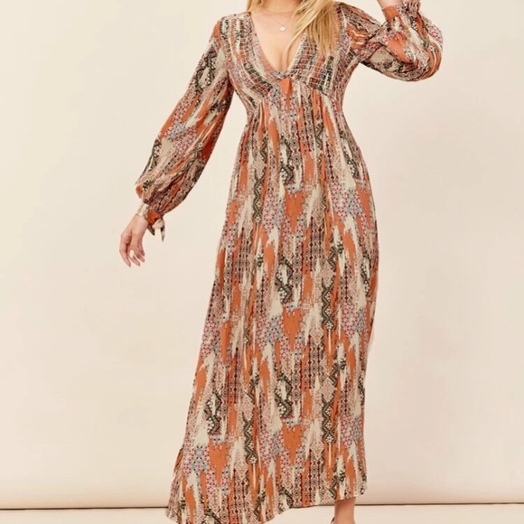 🆕LAST ONE!🛍 Prairie Fest Maxi Dress - Picture 6 of 8